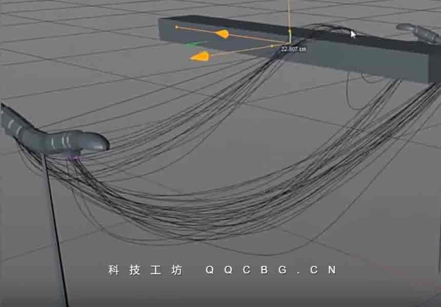 逼真动态杂乱绳子线缆线条制作 Topowire v1.3