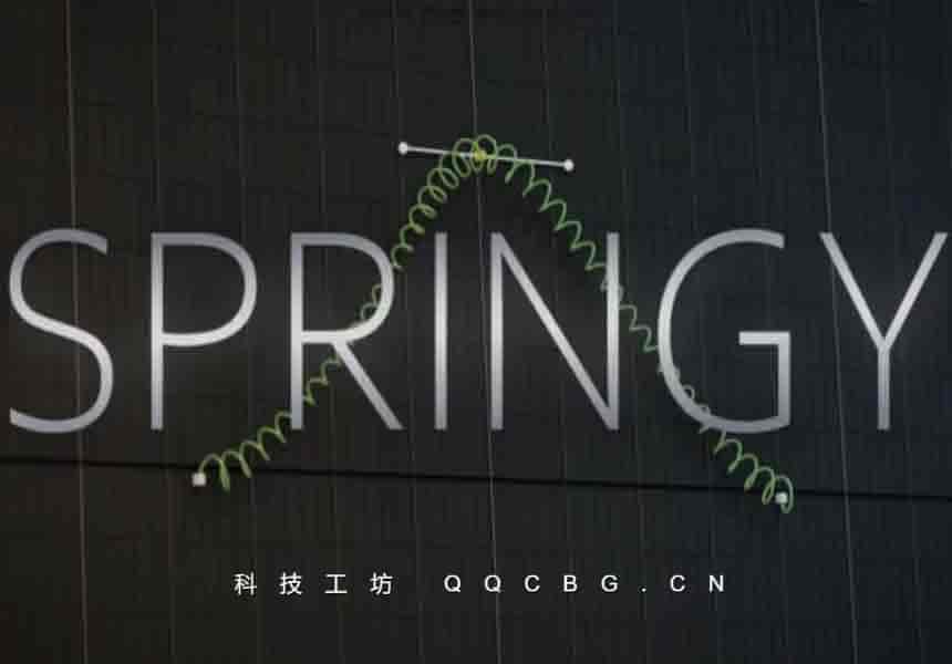 弹性动画模拟神器 Orestiskon Spring Fro C4D R20-R25