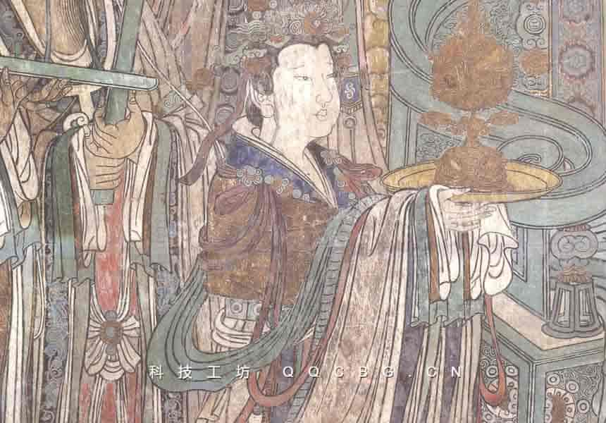 5+永乐宫壁画白描彩图色彩鲜艳丰富整体构图宏伟电子书