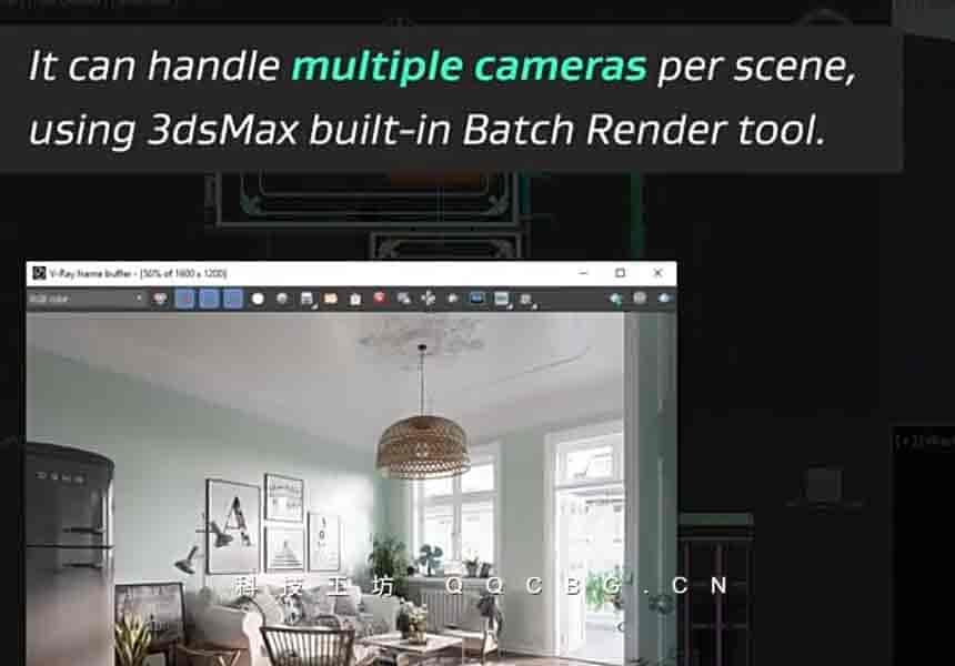 多场景批量渲染插件 Overnight Batch Render v1.26